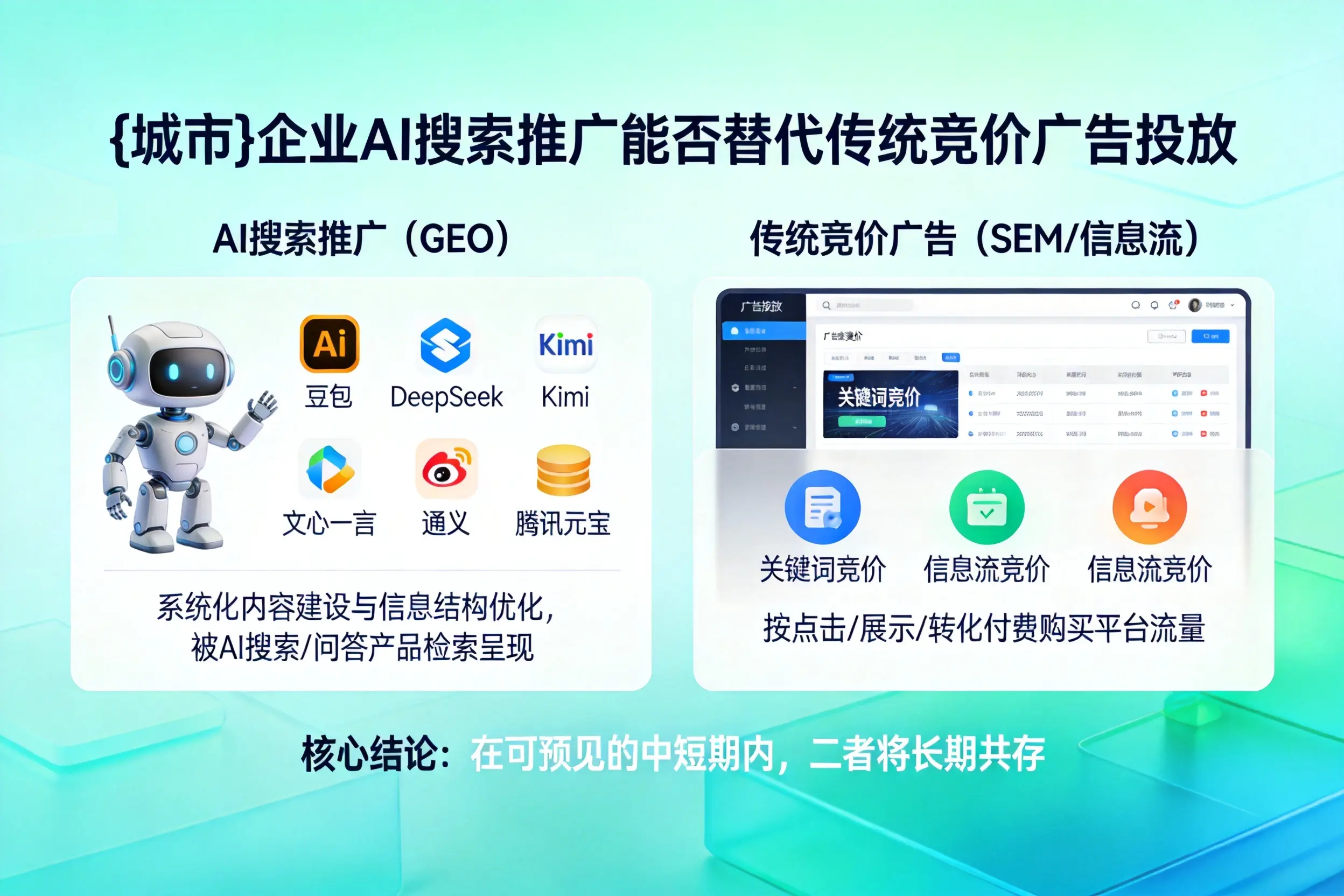 秦皇岛企业AI搜索推广能否替代传统竞价广告投放