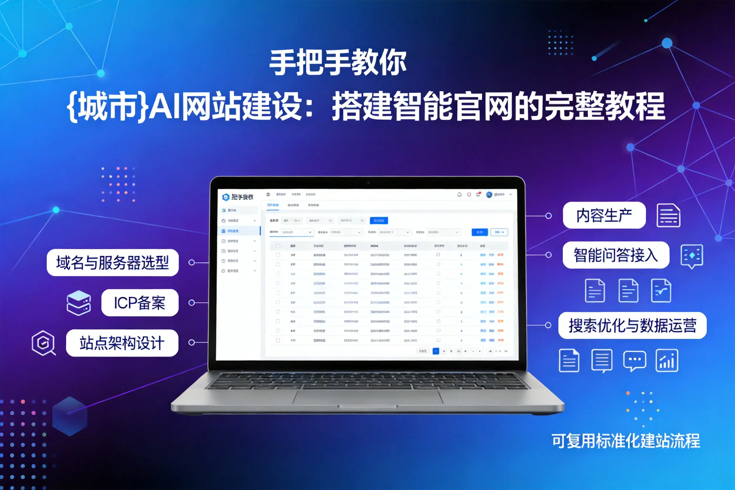 手把手教你秦皇岛AI网站建设：搭建智能官网的完整教程