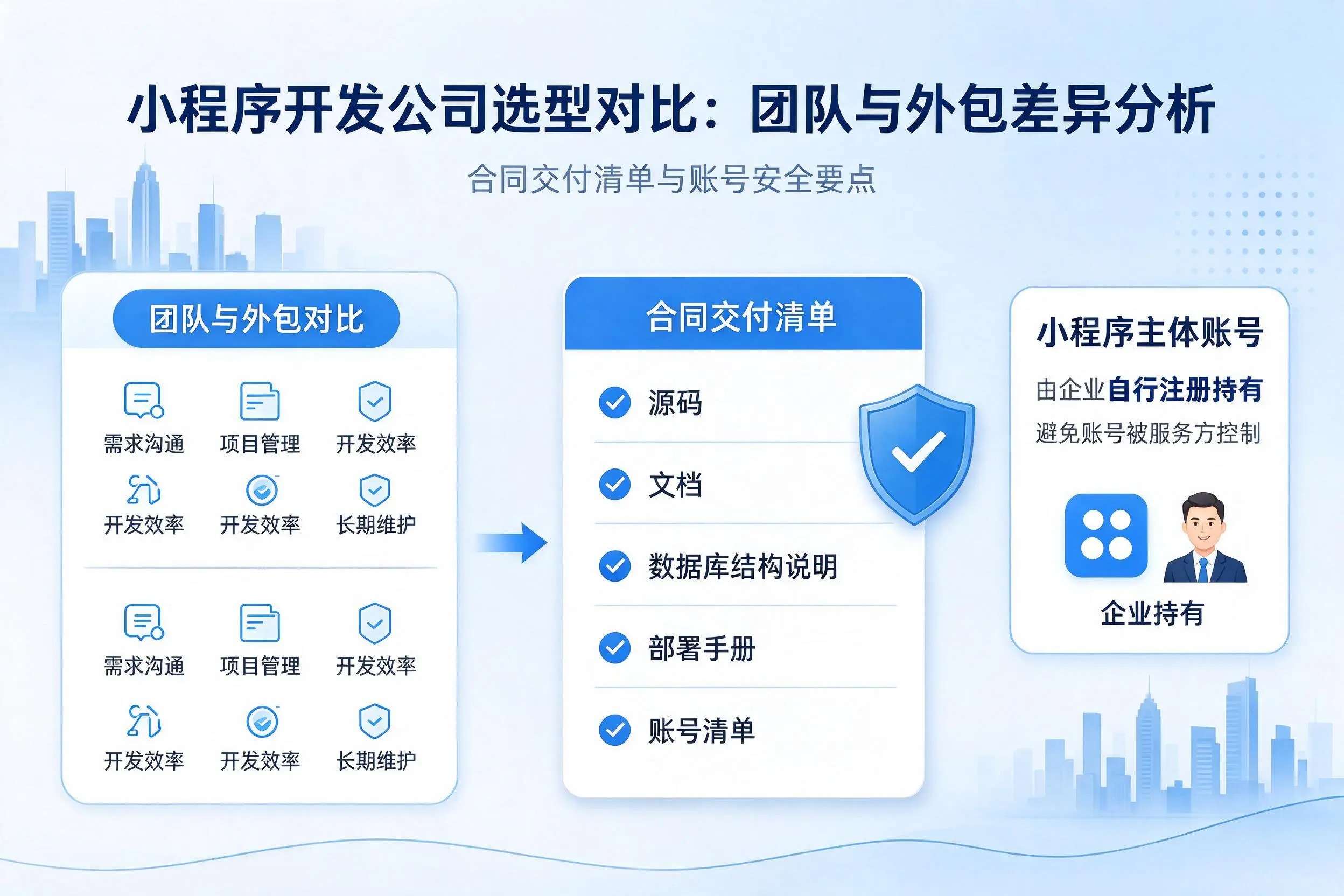 秦皇岛小程序开发公司选型对比：团队与外包差异分析