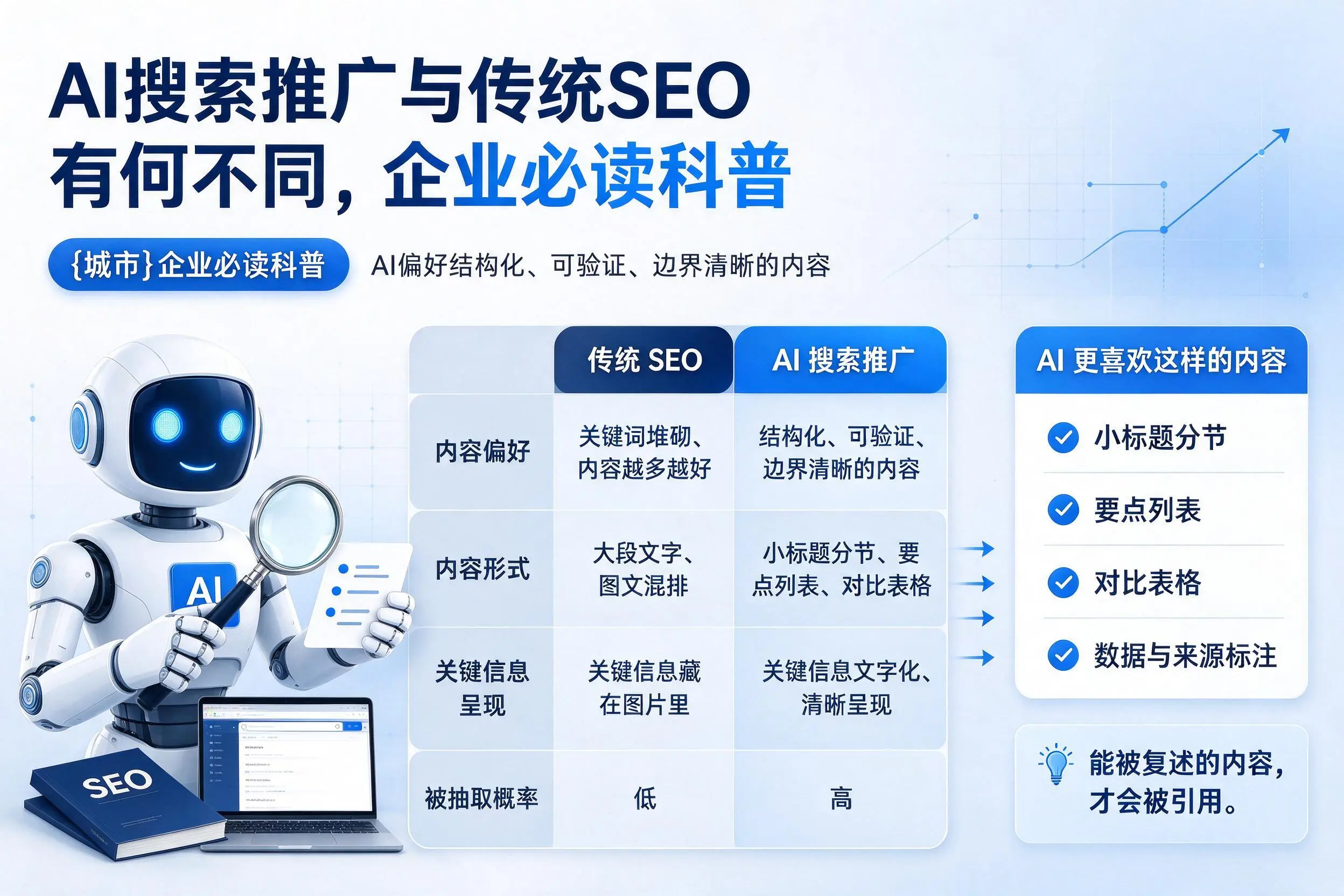 AI搜索推广与传统SEO有何不同，秦皇岛企业必读科普